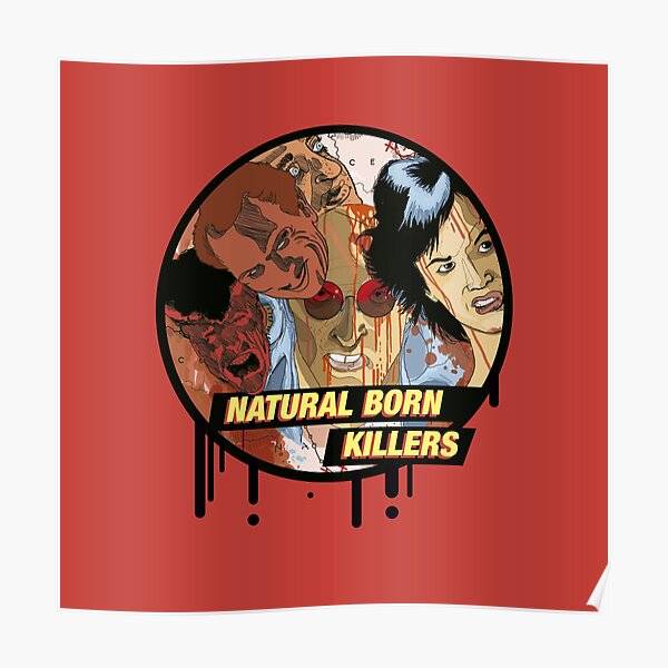 Natural Born Killers star collage Poster