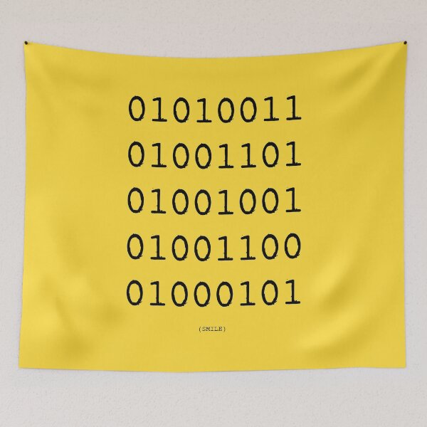 Item preview, Binary Words - SMILE designed and sold by Panda3 art.