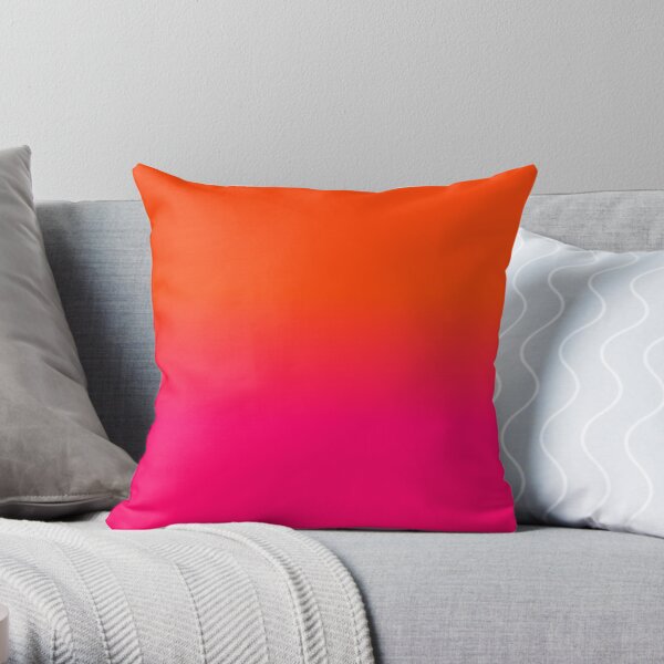 Pink And Orange Pillows & Cushions for Sale | Redbubble