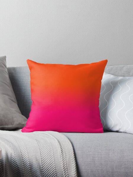 Pink and orange outdoor pillows sale