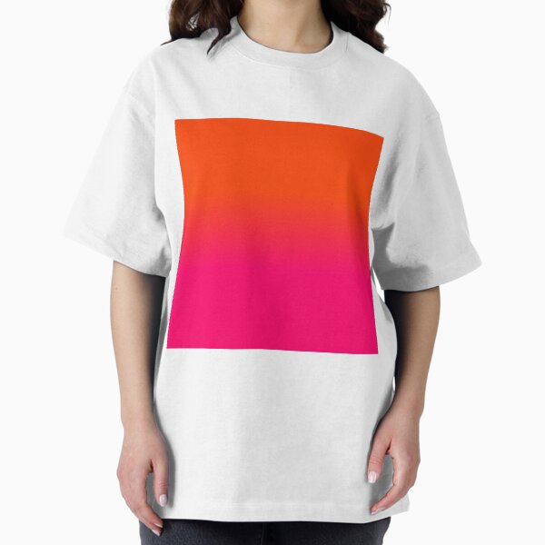 Item preview, Neon Orange and Neon Pink Ombre Shade Color Fade designed and sold by podartist.