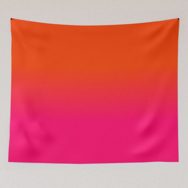 Item preview, Neon Orange and Neon Pink Ombre Shade Color Fade designed and sold by podartist.