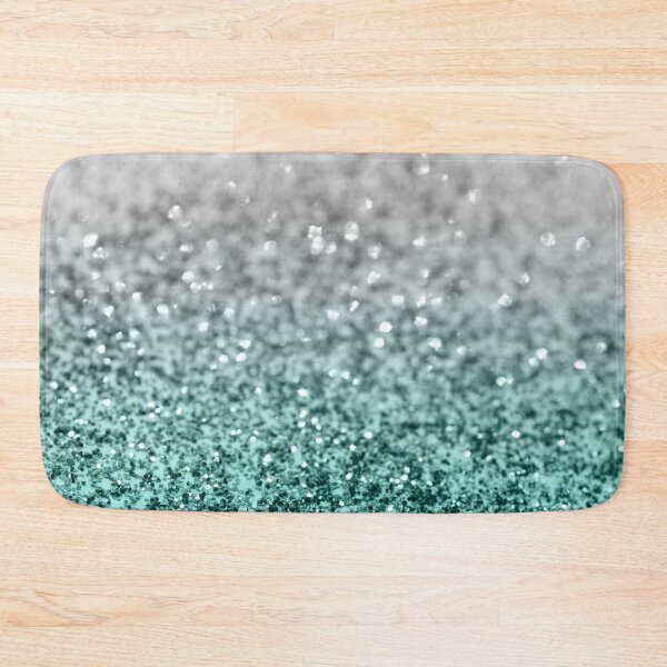 Item preview, Silver Teal Ocean Glam #1 (Photo of Glitter Only - Not Reflective) designed and sold by Anita's & Bella's Art.
