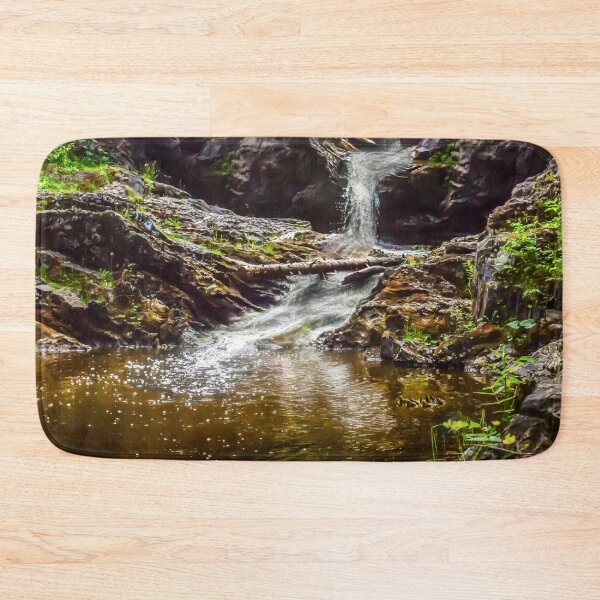 Item preview, Ducklings swimming at the waterfall designed and sold by Svetlana Korneliuk.