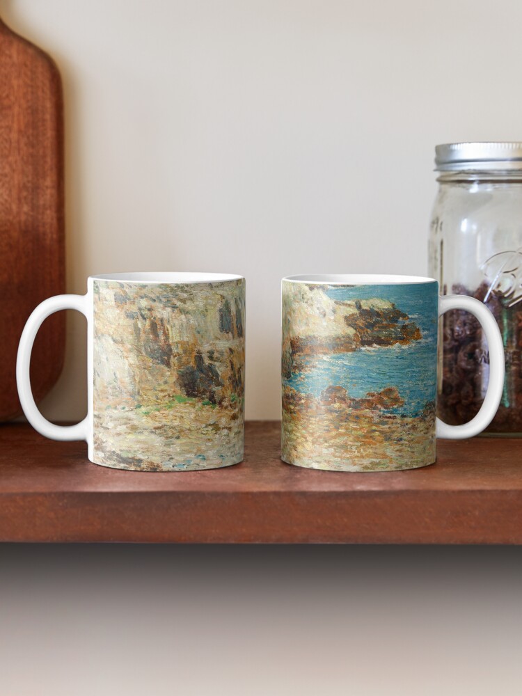 Alternate view of A North East Headland Oil Painting by Childe Hassam Mug