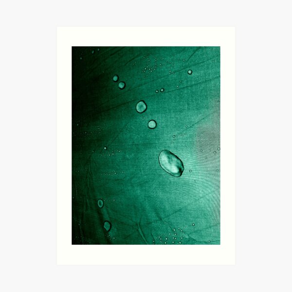 Watching Raindrops... Art Print