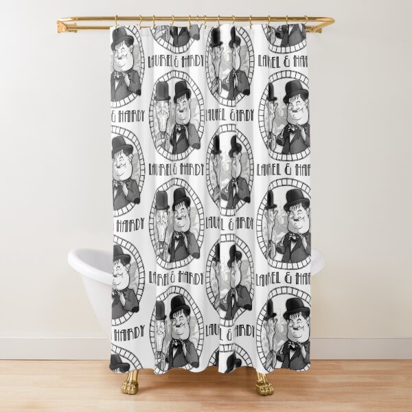 Laurel & Hardy - Model T Shower Curtain