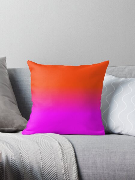 Item preview, Neon Orange and Hot Pink Ombre Shade Color Fade designed and sold by podartist.