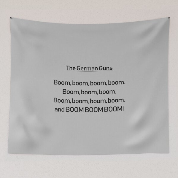 Item preview, Poema de Blackadder Baldrick Boom Boom Boom designed and sold by GetItGiftIt.