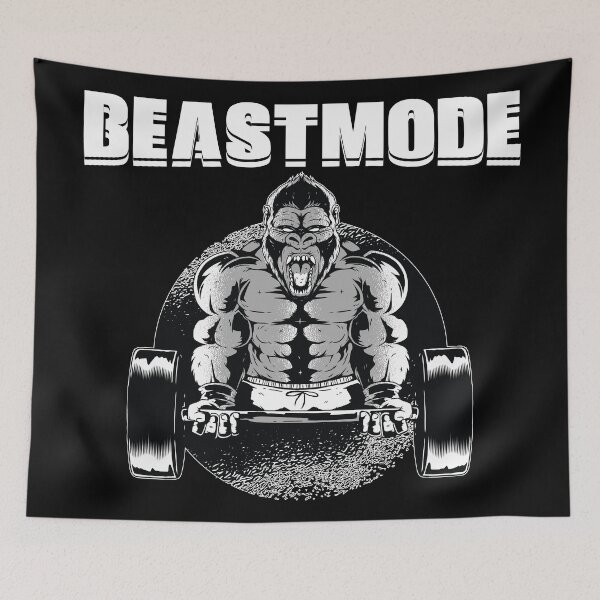 Item preview, Beast Mode Gorilla Fitness Motivation. designed and sold by emphatic.