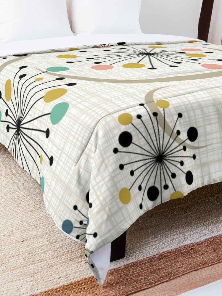 Alternate view of Eames Era Starbursts Comforter