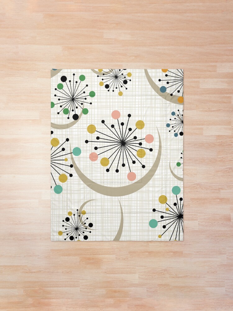 Alternate view of Eames Era Starbursts Comforter