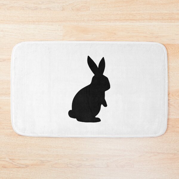 Item preview, Black Rabbit Silhouette designed and sold by Design Minds Boutique.