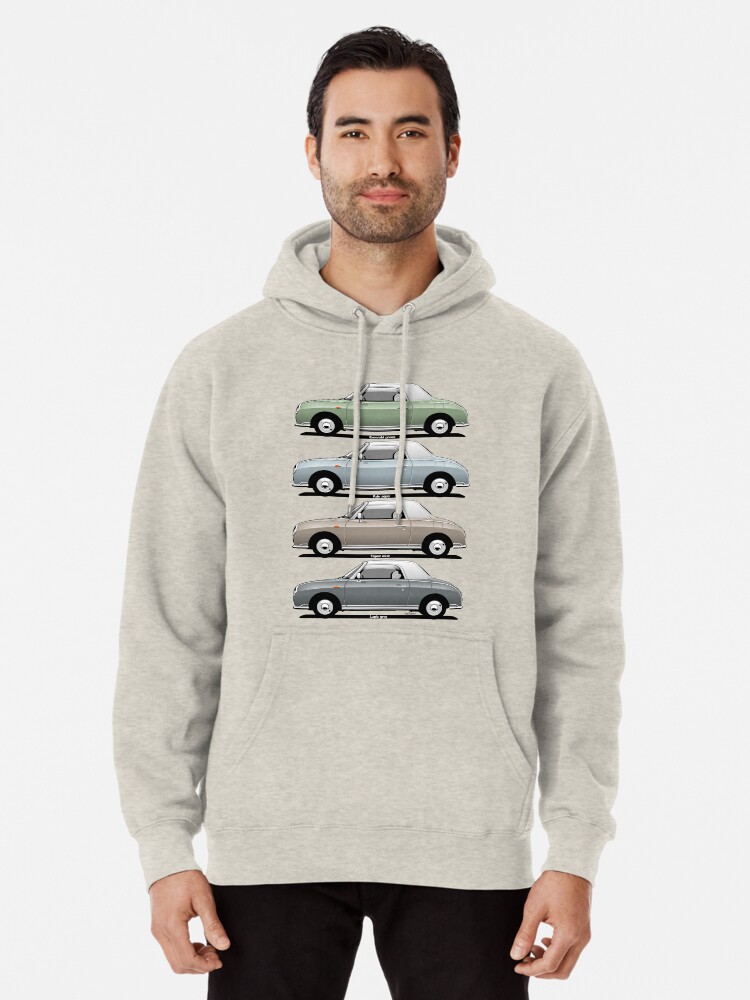 Download Nissan Figaro Side View Pullover Hoodie By Car2oonz Redbubble