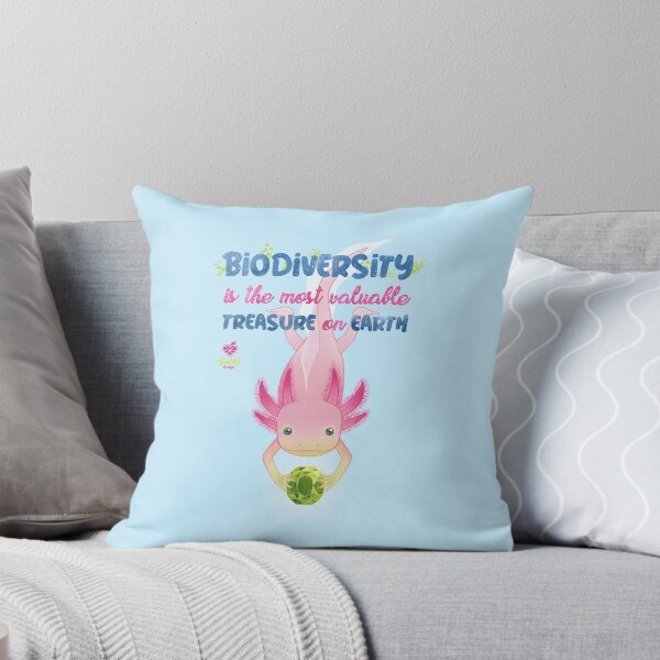 Item preview, Biodiversity is the Most Valuable Treasure on Earth - A cute Axolotl holding a gem designed and sold by FabsDesign.