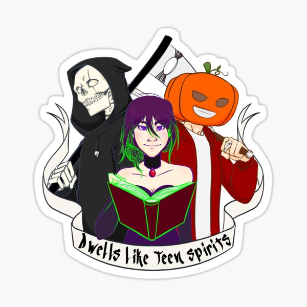 Dwells like Teen Spirits Logo - Fight Mode Sticker