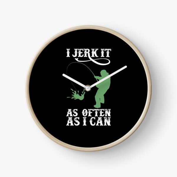 Item preview, I Jerk It As Often As I Can Fish - Fishing designed and sold by Superhero Gear.