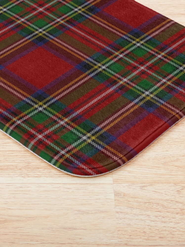 Alternate view of Royal Stewart Tartan Clan Bath Mat
