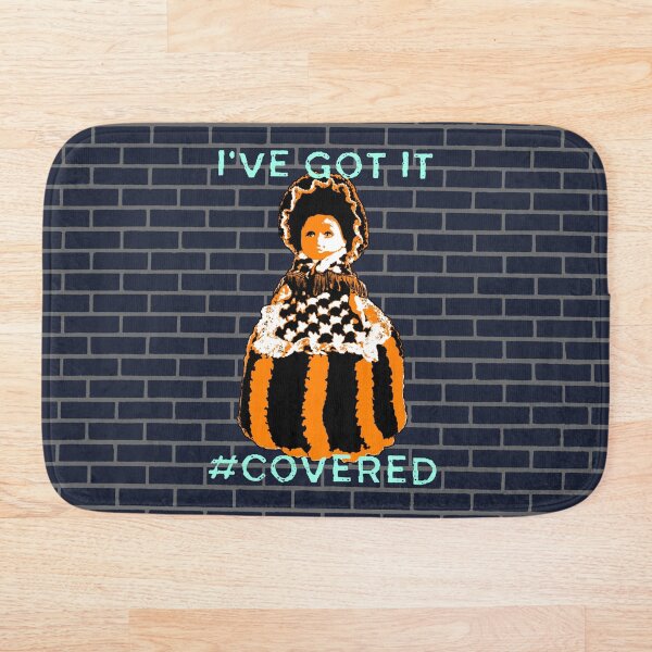 Item preview, I've Got It Covered - Kitsch Made Cool Toilet Roll Doll Cloakroom Bathroom Pun designed and sold by TimespunThreads.