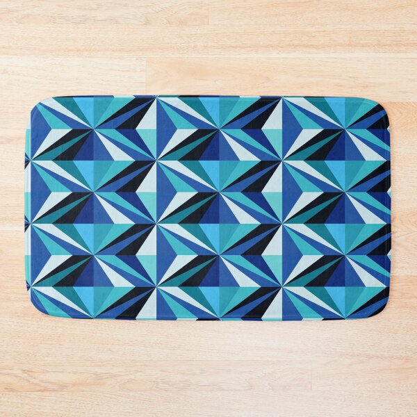 Item preview, Colorful Triangles - Blue designed and sold by Ribeiro Design.