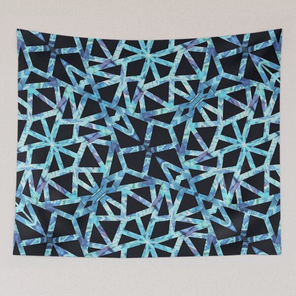 Item preview, Blue Triangle Pattern designed and sold by artlovepassion.
