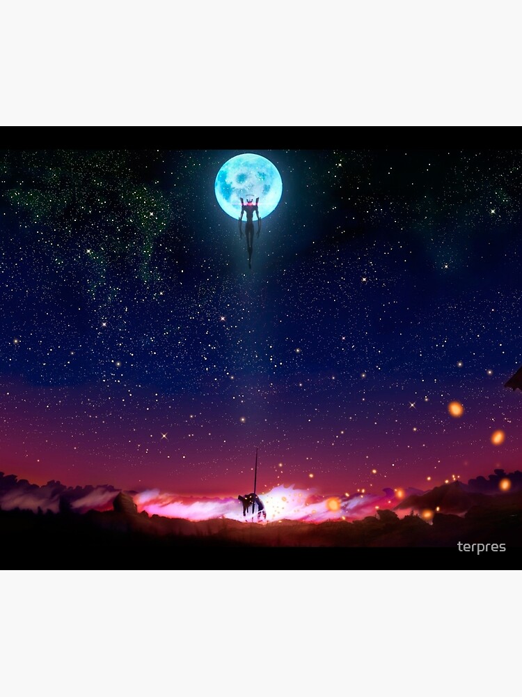 Evangelion Moon by terpres