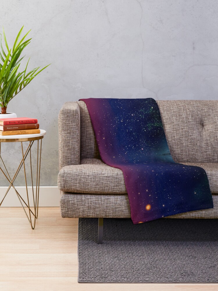 Alternate view of Evangelion Moon Throw Blanket