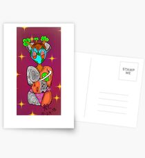 Space alien Postcards