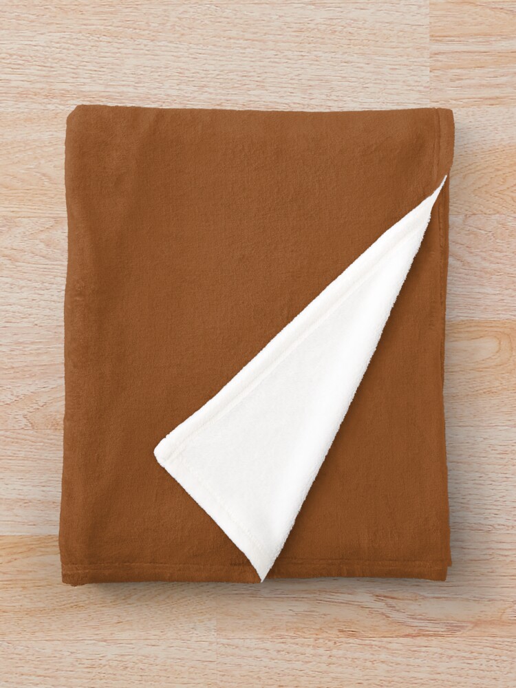 "Caramel Brown" Throw Blanket for Sale by koovox Redbubble