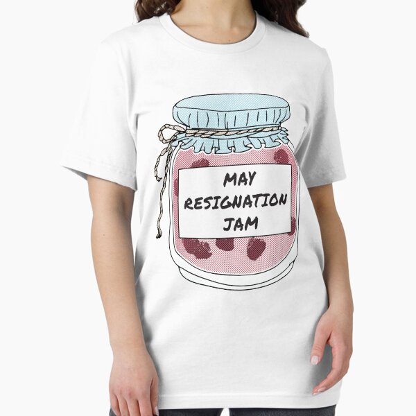 Artikel-Vorschau von Theresa May Resignation Jam (Peepshow-T-Shirt), designt und verkauft von countercolour.