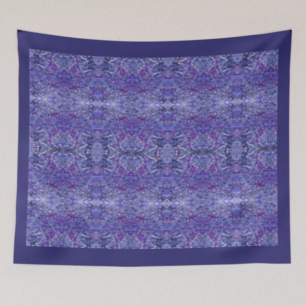 Item preview, Abstract Purple Pink Silver Ink Painting 61719 designed and sold by mandalafractal.