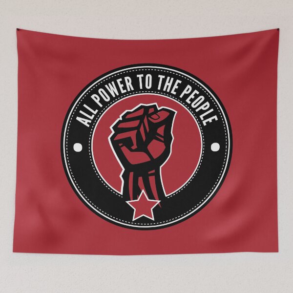 Item preview, All power to the people designed and sold by DiscoBolshevik.