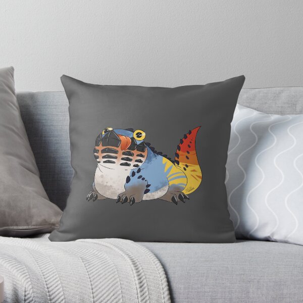 Monster Hunter World Dodogama Throw Pillow