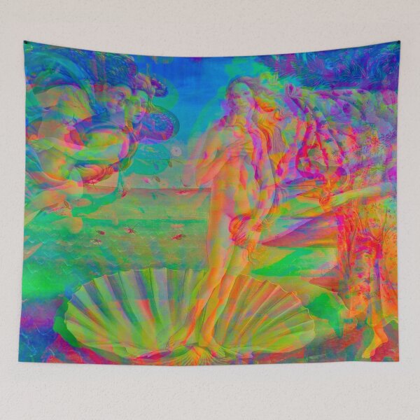 Item preview, Sandro Botticelli, Thoughts on The Birth of Venus (Glitched)  designed and sold by Mr. Gattax.