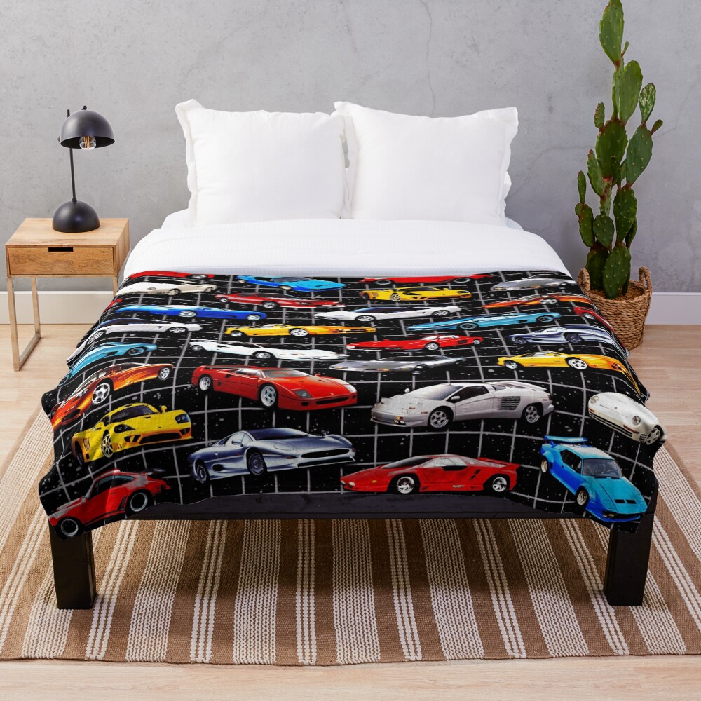 "Dream Cars" Throw Blanket for Sale by Sushilove79 Redbubble