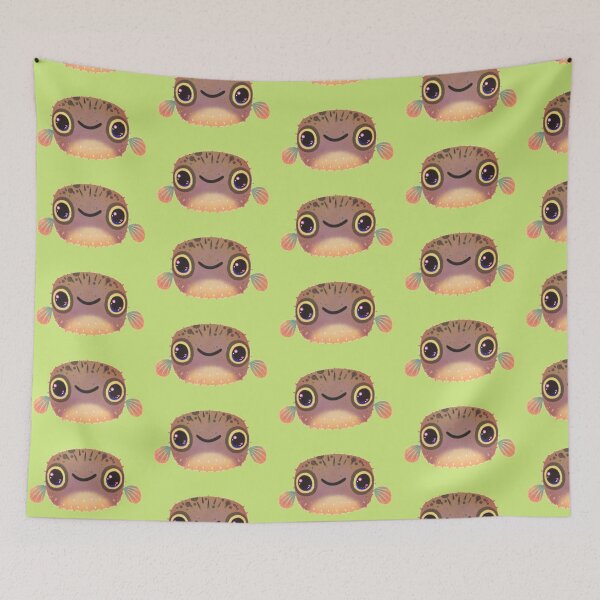 Item preview, Smiling puffer designed and sold by pikaole.