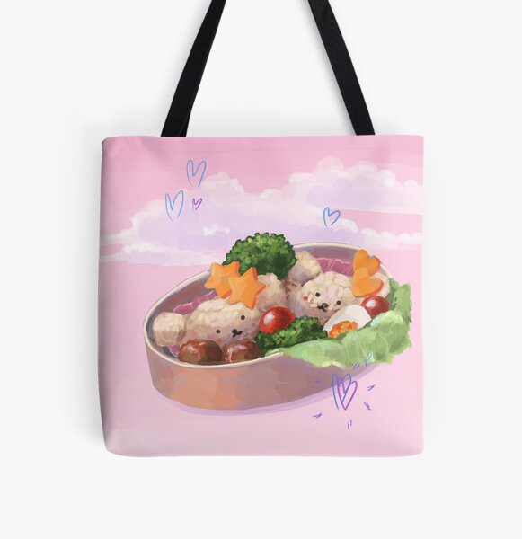 Cute Bento Box All Over Print Tote Bag