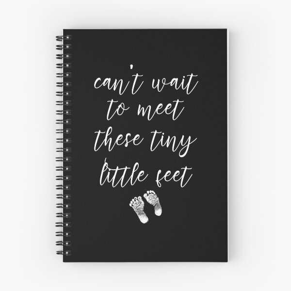 Item preview, PRETTY Pregnancy Baby Announcement graphic LITTLE FEET designed and sold by rdorsey8.