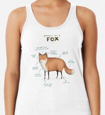 Anatomie eines Fuchses Tanktop für Frauen