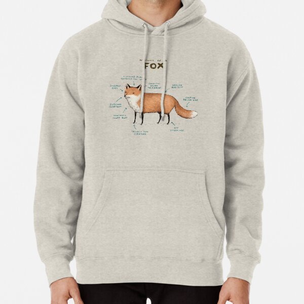 Anatomy of a Fox Pullover Hoodie