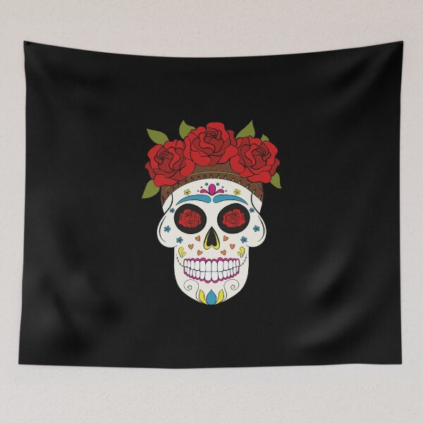 Item preview, MARDI GRA SUGAR SKULL print COOL TATTOO SUGAR SKULL product designed and sold by rdorsey8.