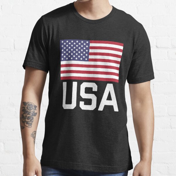 usa flag t shirt mens