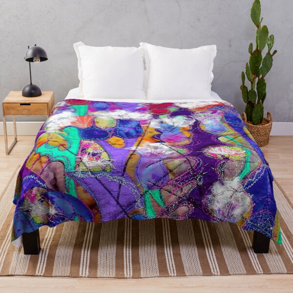 Item preview, Thistle Patch. Textile Art designed and sold by NisaKiley.
