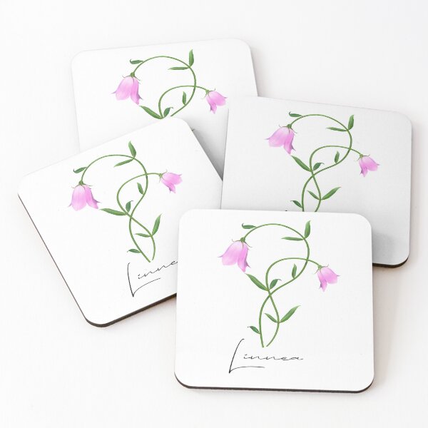 Item preview, Nordic Wildflower Linnea Twinflower Pretty Pink Flowers floral designed and sold by funnytshirtemp.