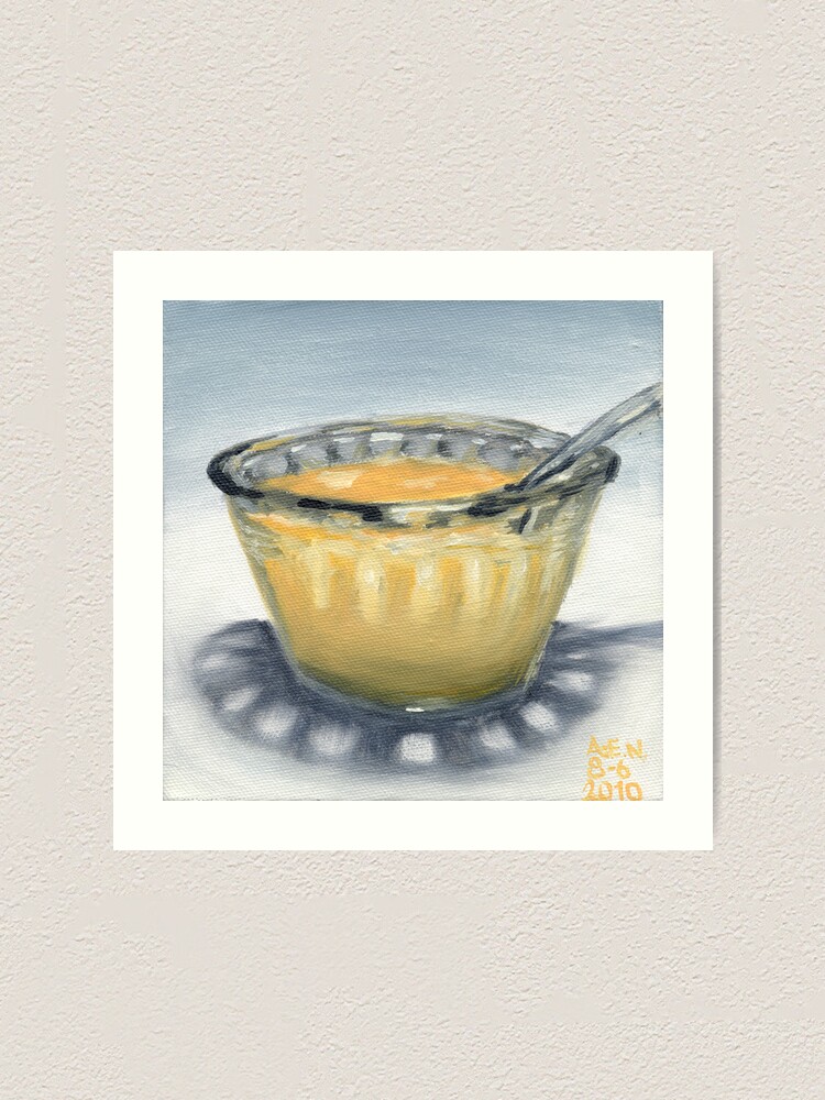 Alternate view of Peach Yogurt Art Print