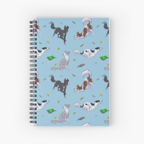 Frolicking Silkens Spiral Notebook