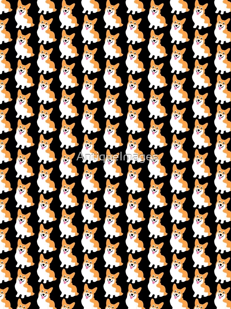 Cute Little Corgi Pup by AntiqueImages