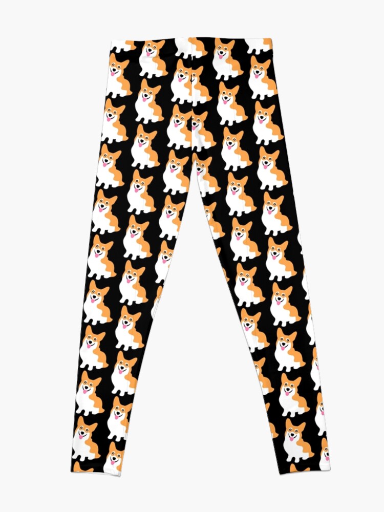 Alternate view of Cute Little Corgi Pup Leggings