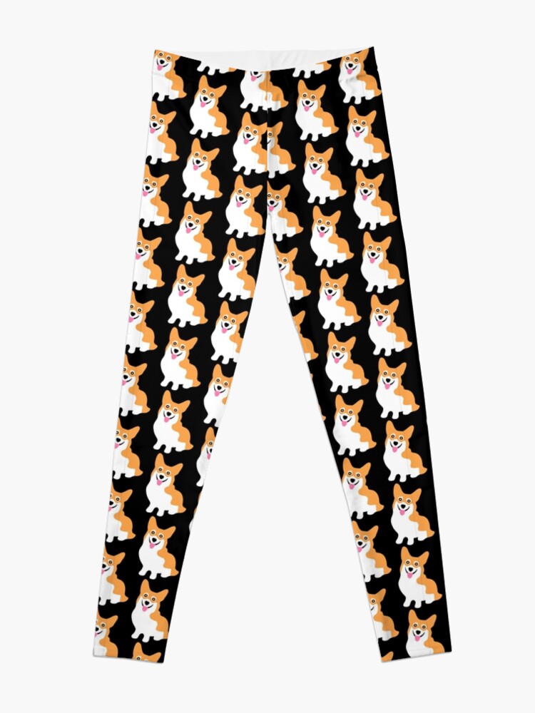 Alternate view of Cute Little Corgi Pup Leggings