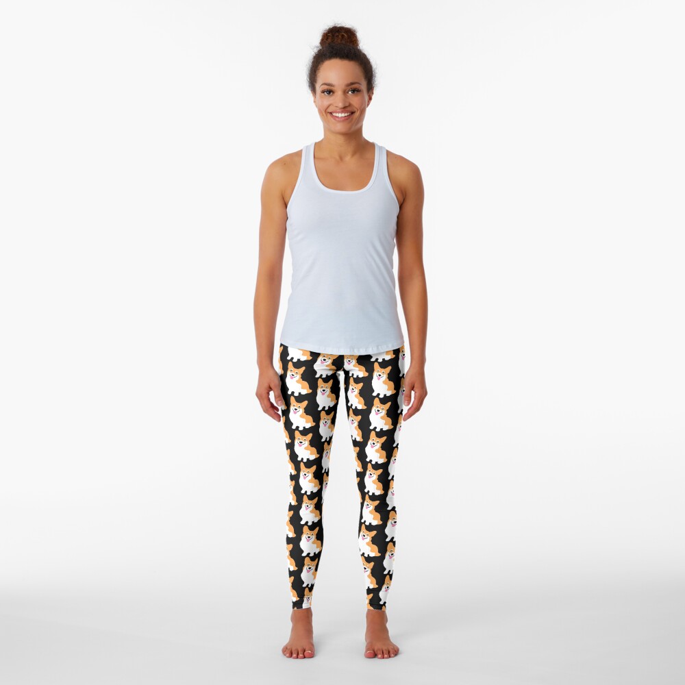 Cute Little Corgi Pup Leggings